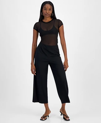 Bar Iii Women's Pull-On Cropped Pants