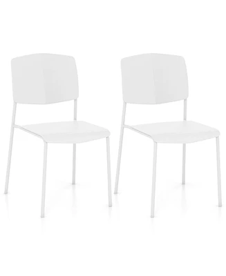Modern Dining Chair Set of 2 Sleek and Durable Seating for Dining Room or Kitchen