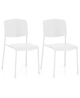 Modern Dining Chair Set of 2 Sleek and Durable Seating for Dining Room or Kitchen