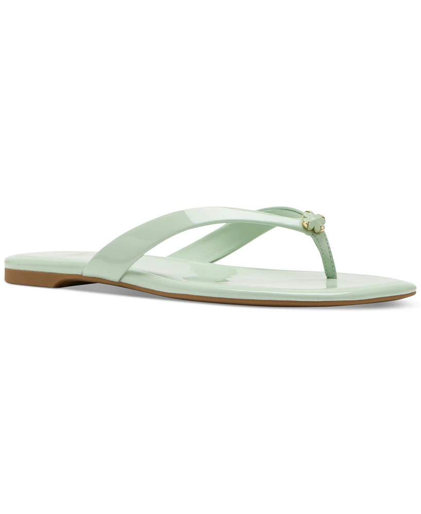 Kate Spade New York Women's Flower Flip Flop Flat Sandals