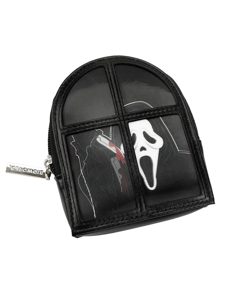 Ghostface Lurking In Window 4.75" Novelty Coin Pouch