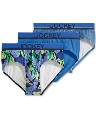 Jockey Men's Cotton-Stretch Briefs, Pack of 3