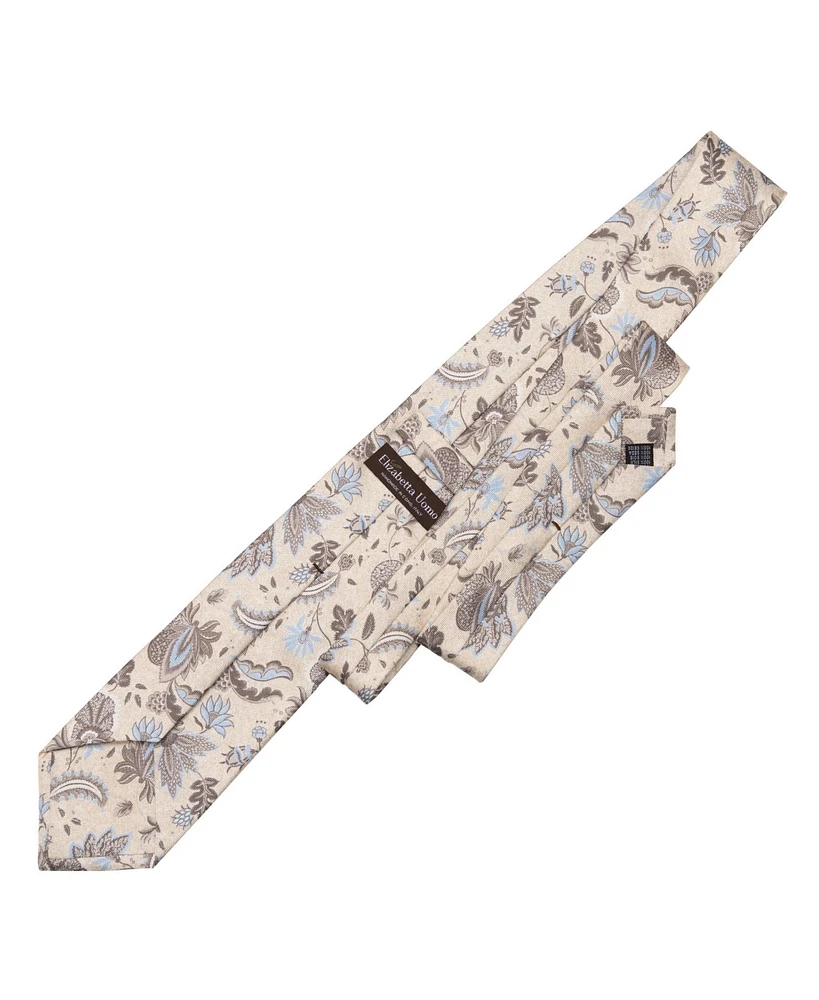 Elizabetta Men's Medici - Printed Silk Tie for Men