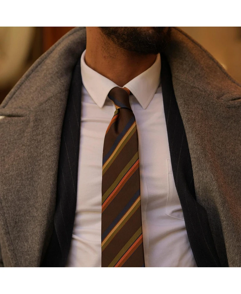 Elizabetta Big & Tall Battisti - Silk Jacquard Tie for Men