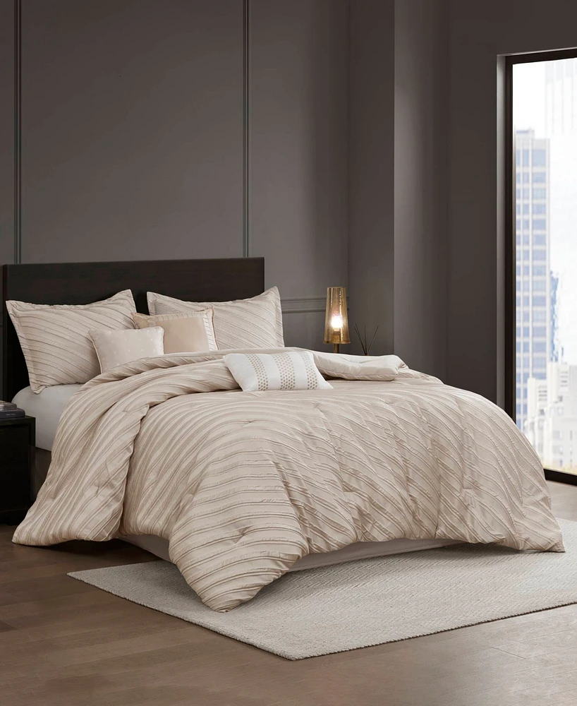 Madison Park Riva Jacquard 7-Pc. Comforter Set