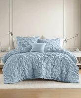 510 Design Bailey Diamond Pucker Woven -Pc. Comforter Set