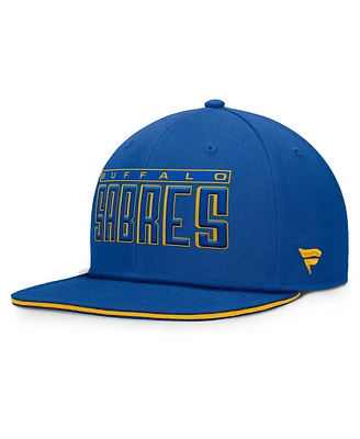 Fanatics Men's Royal Buffalo Sabres Fundamental Gino Stack Snapback Hat