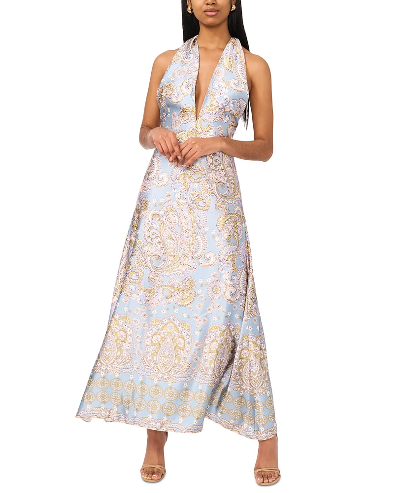 Parker Women's The Nia Printed V-Neck Maxi Dress