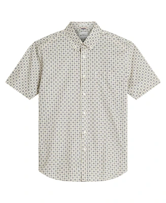 Ben Sherman Men's Block Geo Print Short Sleeve Shirt