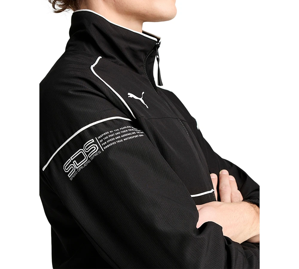 Puma Men's Scuderia Ferrari Sds 2.0 Full-Zip Ripstop Race Jacket