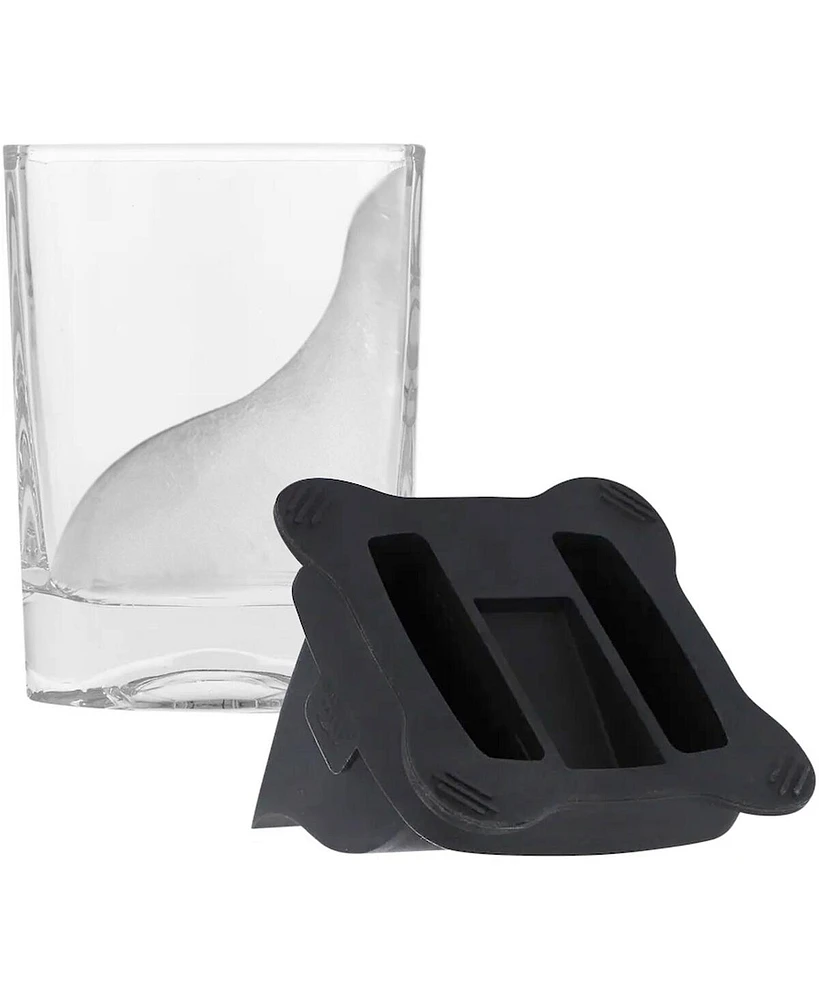 Indigo Falls Iowa Hawkeyes 10oz. Ice Wedge Glass