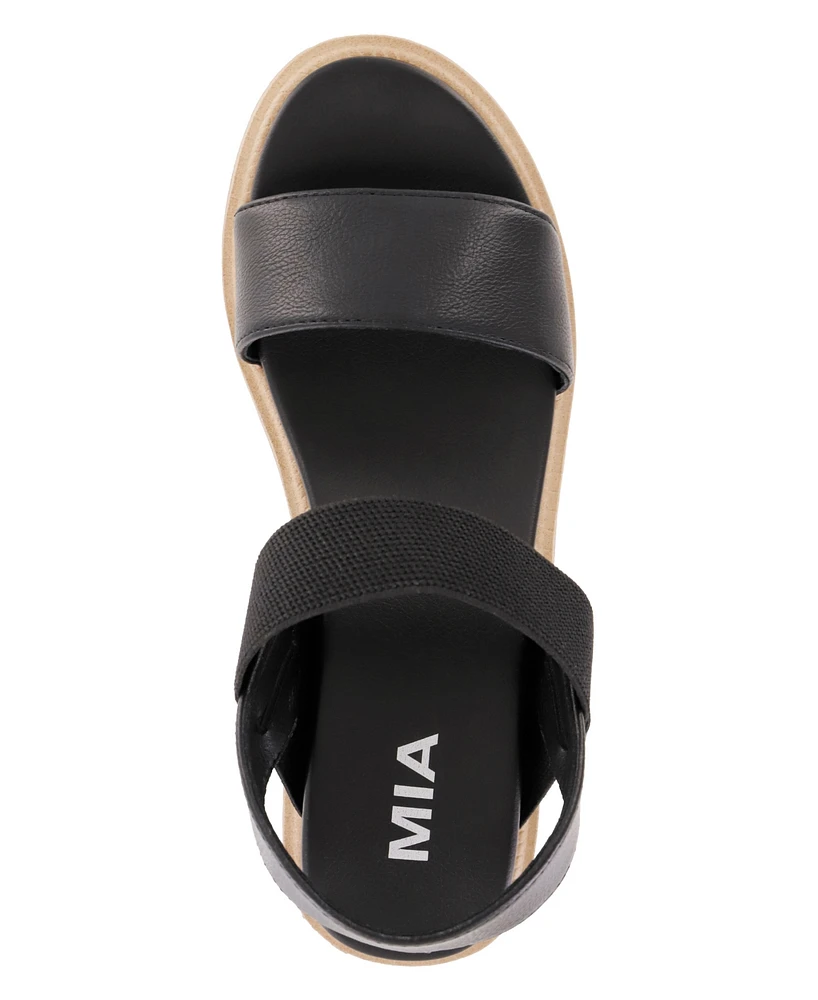 Mia Women's Jene Platform Round Toe Sandals