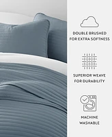 ienjoy Home Stripe Stitch 2-Pc. Quilt Set, Twin/Twin Xl