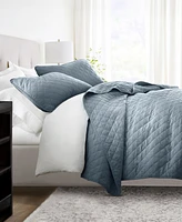 ienjoy Home Diamond Stitch 3-Pc. Lightweight Quilt Set, King/California King