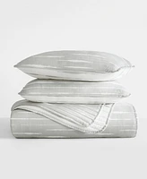 ienjoy Home Horizon Lines Reversible 3-Pc. Lightweight Quilt Set