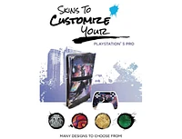 Sony PlayStation 5 Pro with Extra Volcanic Red Controller, Gamer Starter Kit and MightySkins Decal Voucher Plus 1 Year Cps Extended Warranty