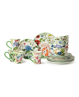 Certified International Greenhouse 16-Pc. Dinnerware Set, Service for 4