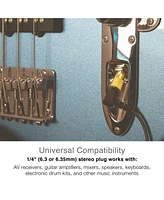Mee audio 1/4" (6.3 mm) Stereo Audio Adapter (3 Pack)