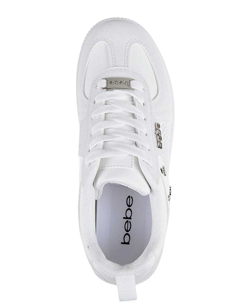 Bebe Little Girls Low Top Court Sneakers