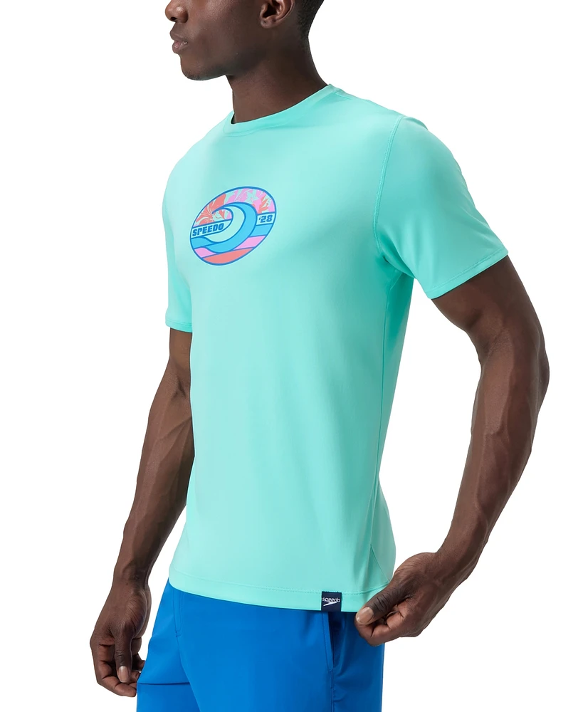 Speedo Men's Short Sleeve Performance Graphic T-Shirt