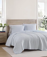 Tommy Hilfiger Ithaca Stripe Cotton Reversible 2-Pc. Quilt Set