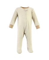 Hudson Baby Baby Boys Hudson Cotton Sleep and Play, Teddy Bears, Newborn