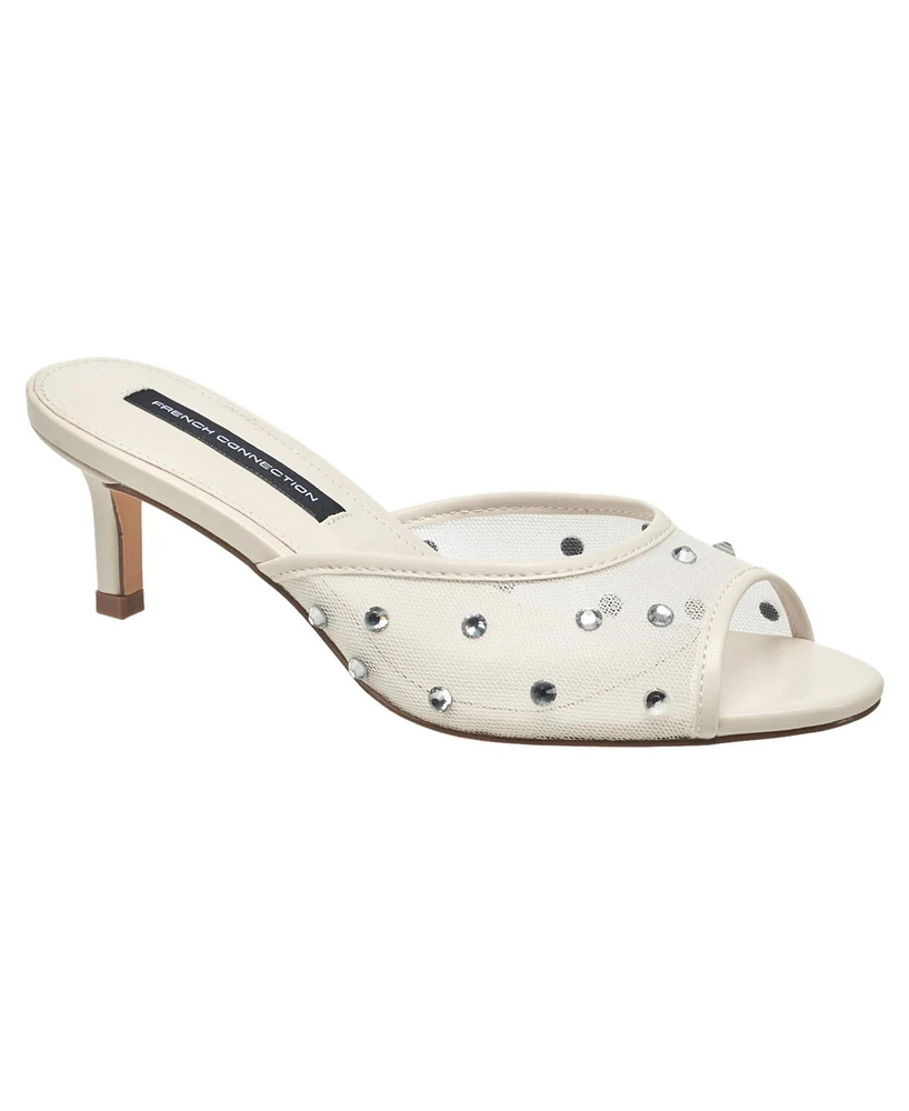 French Connection Rochelle Mesh Kitten Heel