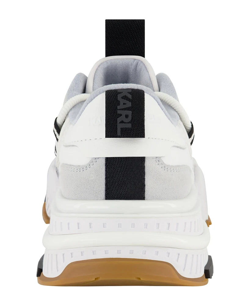 Karl Lagerfeld Paris Men's Criss Cross Lace Up Chunky Sole Sneakers
