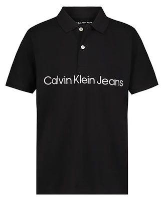 Calvin Klein Big Boys Short Sleeve Polo Shirt