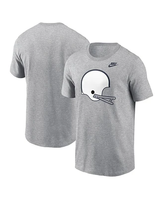 Nike Men's Heather Gray Penn State Nittany Lions Legacy Helmet T-Shirt