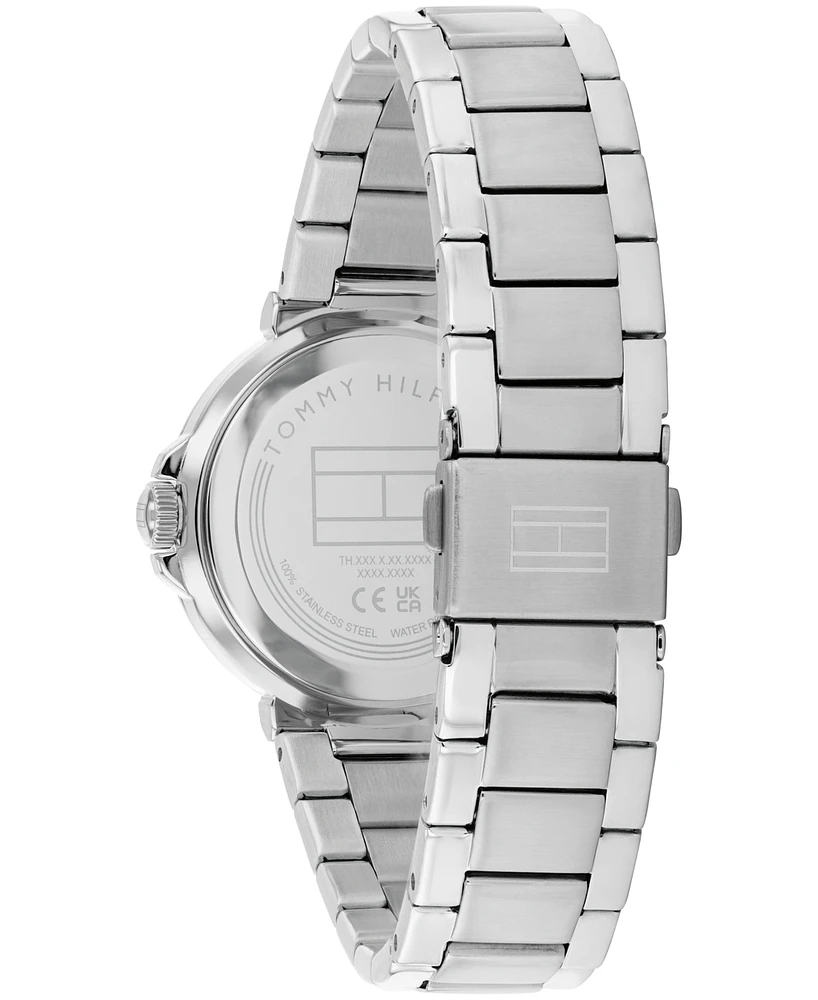 Tommy Hilfiger Women's Quartz Silver-Tone Stainless Steel Bracelet Watch