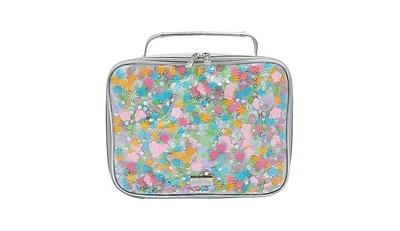 Packed Party Flower Shop Confetti Lunch Bag Cute Small Soft Insulated Lunchbox for Kids School Lunch Box Cooler Can Carry a Water Bottle, Ice Packs fo