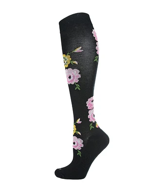 MeMoi Women's Bloom 8-15mmHg Graduated Compression Socks MFY06342