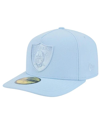 New Era Men's Light Las Vegas Raiders Color Pack A-Frame 59FIFTY Fitted Hat