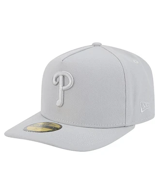 New Era Men's Gray Philadelphia Phillies Colorpack 59FIFTY Fitted Hat