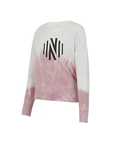 Concepts Sport Women's Pink/White Nashville Sc Orchard Tie-Dye Long Sleeve T-Shirt