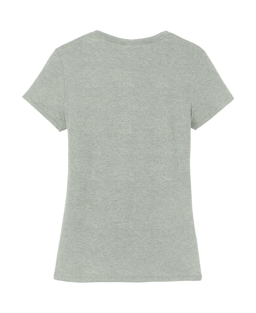 Hendrick Motorsports Team Collection Women's Heather Gray Chase Elliott Name Number Scoop Neck T-Shirt
