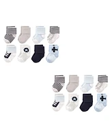 Luvable Friends Baby Boys Terry Fabric Sock Collection 8 Pairs