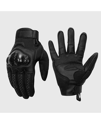 Alpine Swiss Men's Motorcycle Gloves Protective Outdoor with Reinforced Knuckles for Riding Biking Powersports