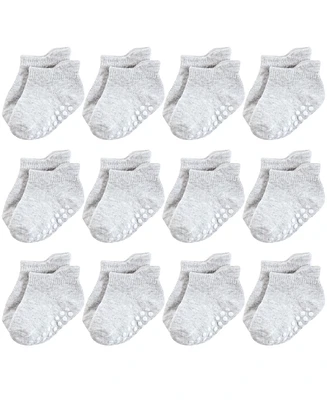 Hudson Baby Boys Unisex No Show Non Skid Footwear Essentials
