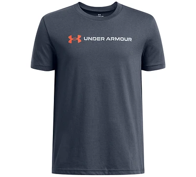 Under Armour Big Boys Logo Wordmark Graphic T-Shirt