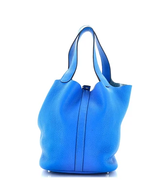 Pre-Owned Hermes Gm Picotin Lock Bag Clemence