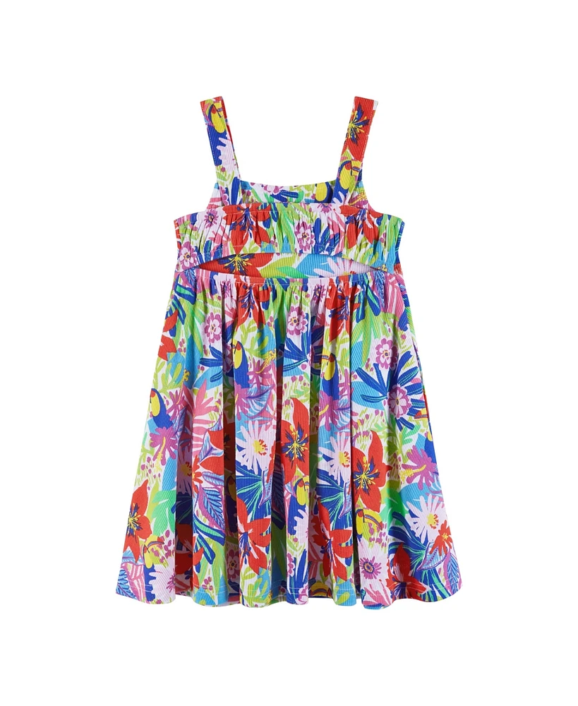 Andy & Evan Toddler Girls Toddler/Child Tropical Print Dress