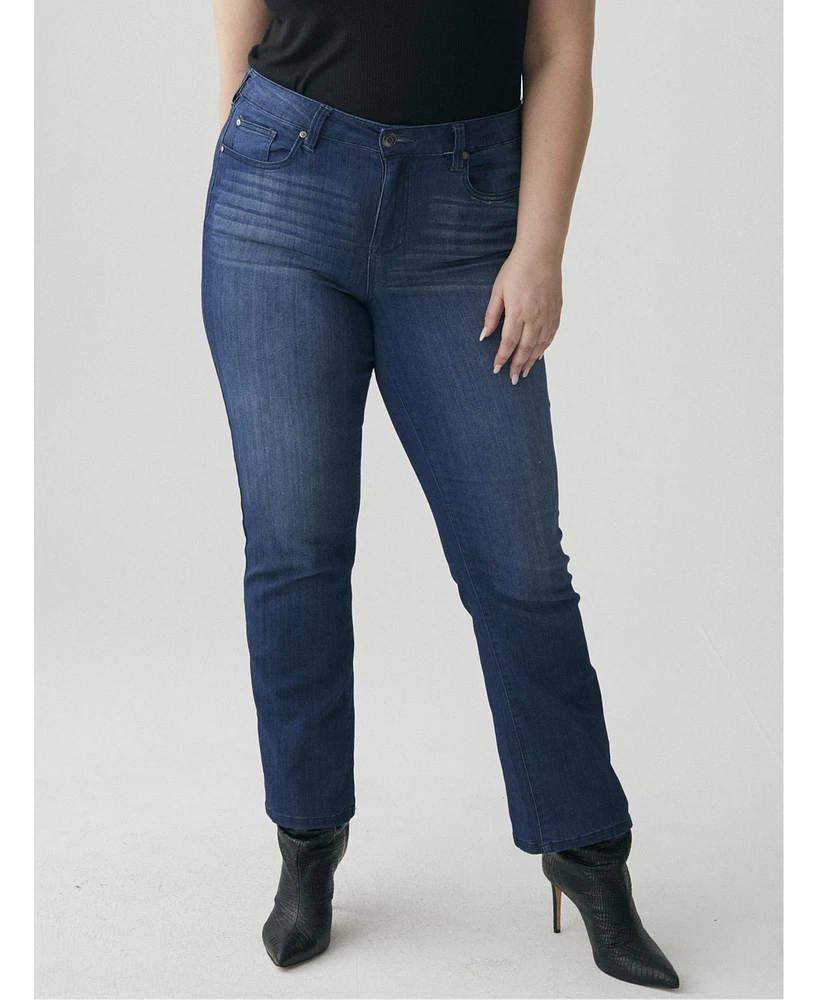 Molly & Isadora Women's Greenwich Bootcut Jean 32"