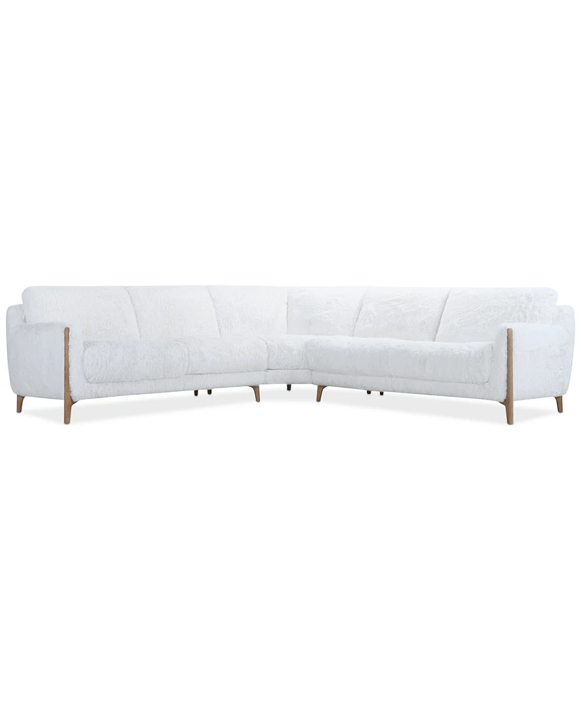 Briannie -Pc. Fabric L Sectional