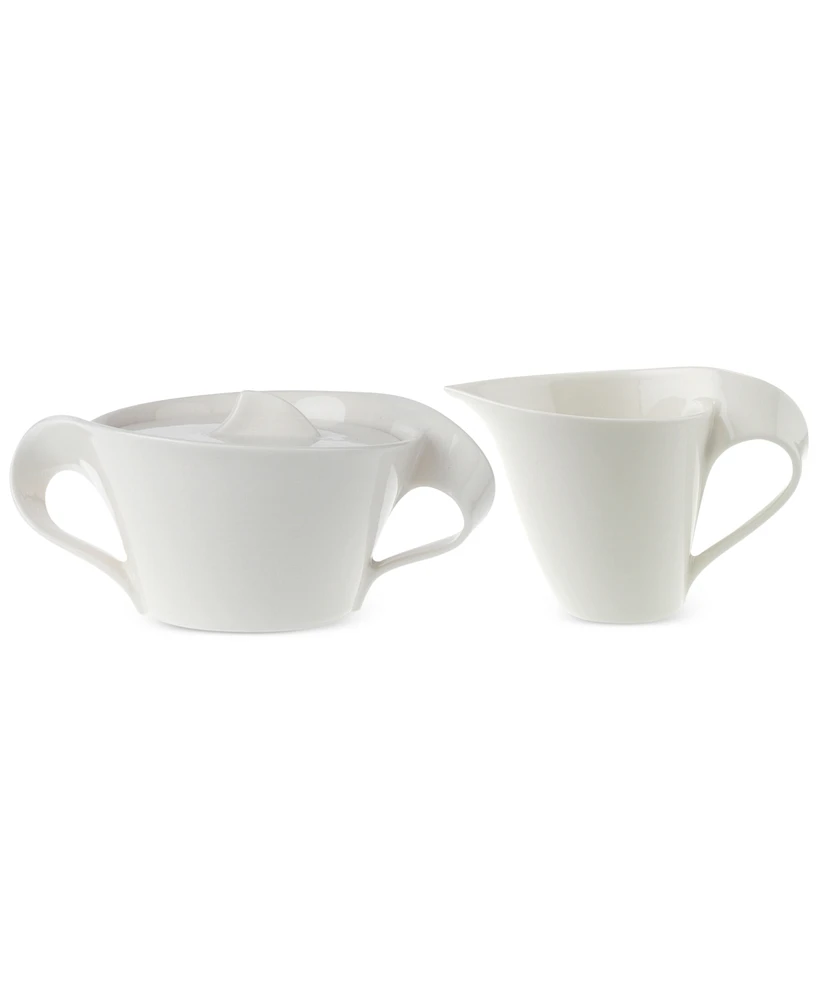 Villeroy & Boch New Wave Sugar & Creamer Set