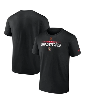 Fanatics Men's Black Ottawa Senators Special Edition 2.0 Authentic Pro T-Shirt