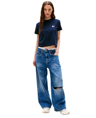 Tommy Jeans Women's Cotton Logo Graphic T-Shirt