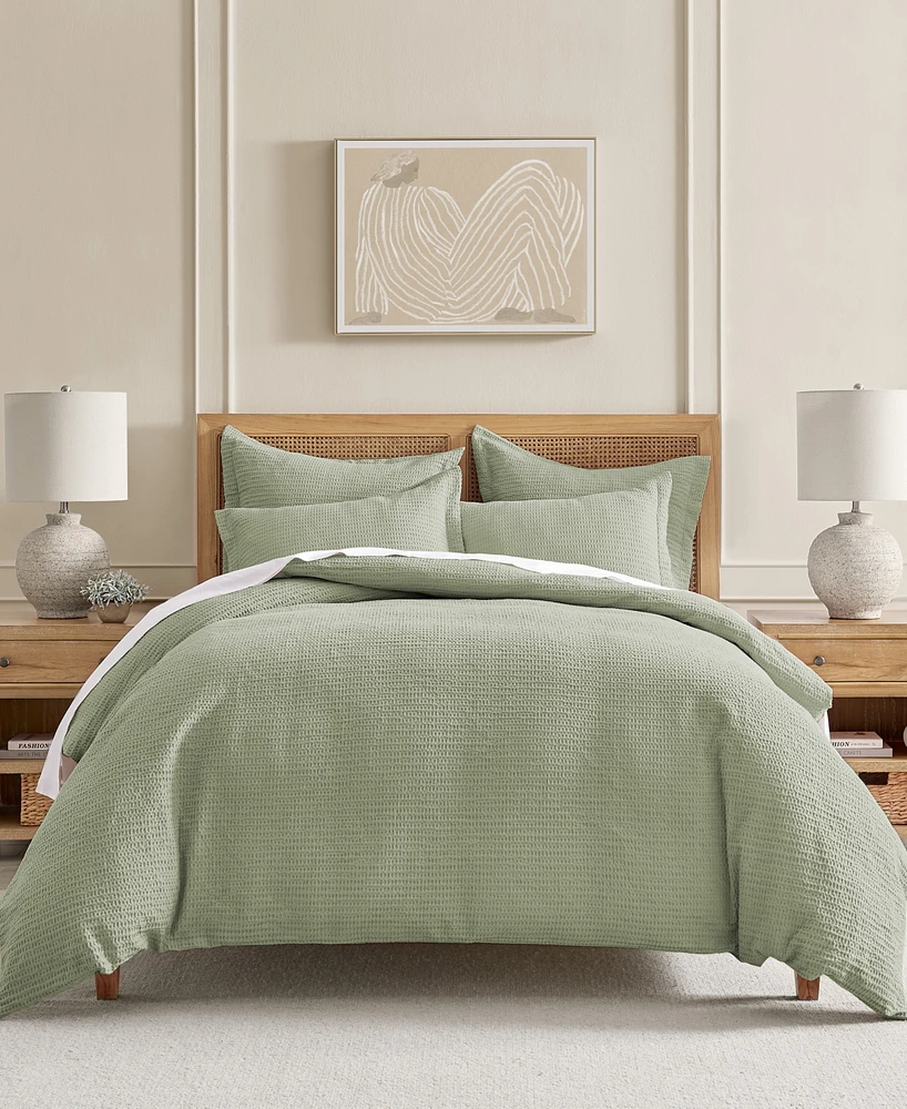 Levtex Cloud Waffle Textured 3-Pc. Comforter Set, Full/Queen