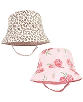 Hudson Baby Girls 4Pc Sun Protection Hat
